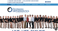 Desktop Screenshot of feldmanorthodontics.net